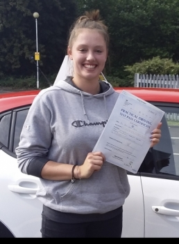 Megan  Stonier passed on 6/9/19 with Garry Arrowsmith! Well done!